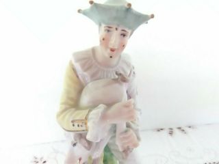 Dresden Meissen Figurine Court Jester With Pig 745
