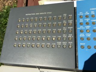 Display panel for IBM 1620 computer.  If your into old computers this is it 3