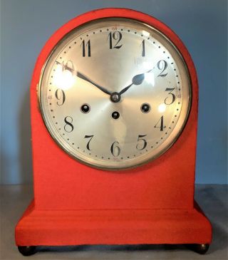 Antique Junghans Westminster Chime Bracket Mantel Clock,  Large
