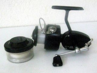 Vintage Garcia Mitchell 300 Spinning Reel With Extra Spool & Case