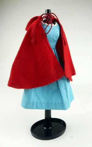 Vintage Barbie 1964 Little Red Riding Hood Costume For Little Theater