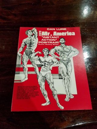 Dan Lurie Pro Mr.  America - Sports Memorabilia Classic/antique/ Weight Lifting