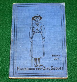 Vintage 1917 Handbook For Girl Scouts - How Girls Can Help Their Country - Rare