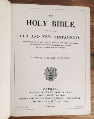 1896 Antique Large Old Family Holy Bible Testament Illustrated Engravings Maps 8