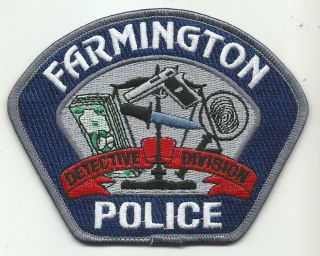 Farmington Mexico Nm Police Patch Detective Division Csi Crime Scene