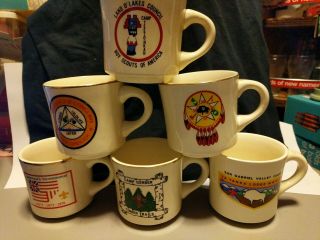 Boy Scout Mugs Set Of Six From All Over