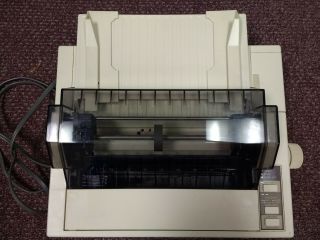 EPSON LQ - 500 Vintage Dot Matrix Printer Model P78PA Antique Retro 80s 5