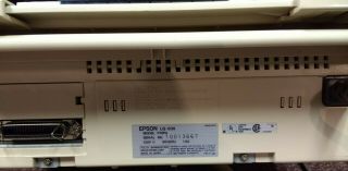 EPSON LQ - 500 Vintage Dot Matrix Printer Model P78PA Antique Retro 80s 8