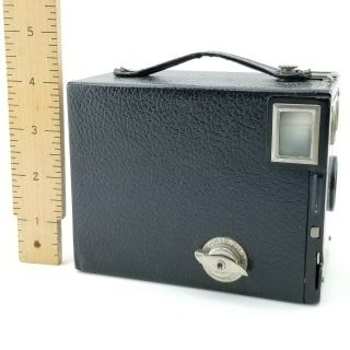 Vtg Kodak Brownie Junior Six - 20 Jr 6 - 20 Film Camera Art Deco Box Antique 062 4