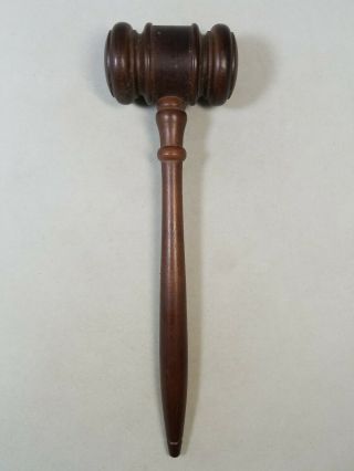 Vintage Wooden Judge Auctioneer Gavel Hammer Mallet Wood Gavel 10 "