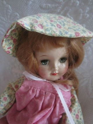 Vintage 1950s Toni Doll 14 " Red Hair,  Blue Eyes P - 90