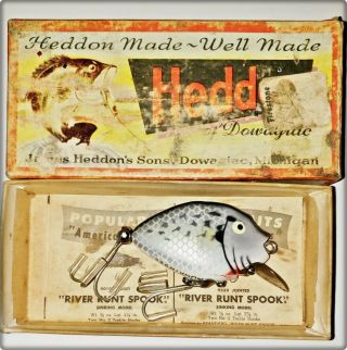 Heddon 9630 Punkinseed Lure Crappie In Banner Box W Insert