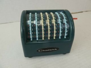 Vintage Adding Machine By Chadwick Made In Japan Plastic