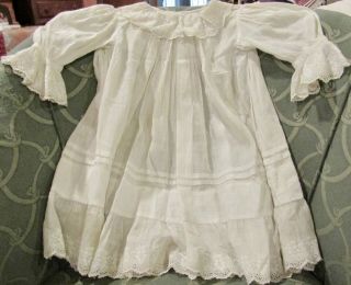 G382 Antique Incredible Doll Dress For French For Antique Bisque Doll