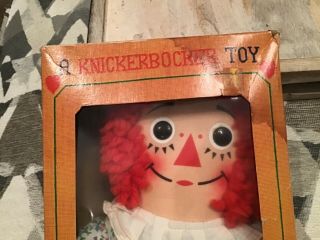 1971 Knickerbocker Raggedy Ann 15”. 3