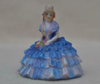 Rare & Antique Royal Doulton " Chloe " M 10 Miniature Series Lady Figure