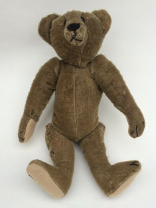 Steiff ? Antique 12 " Jointed Mohair Teddy Bear Estate Fresh German Doll Wow L@@k