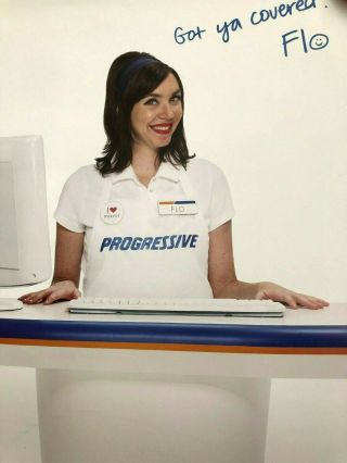Progressive Insurance Flo Picture Poster Advertising Got Ya Covered Ad Print