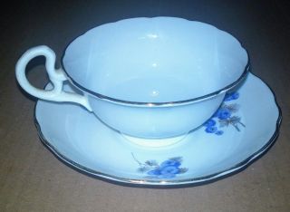 Vintage Radfords Bone China Floral Tea Cup & Saucer Set