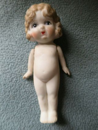 Antique Small Flapper Porcelain Bisque Kewpi Doll Figurine