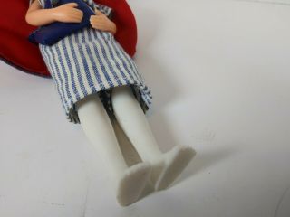 Vintage American Girl Molly Porcelain Christmas Nurse Doll Pleasant 1993 7