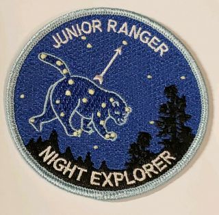 Night Explorer National Park Junior Ranger Patch.