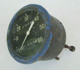 1920s/30s Motorcycle Speedometer 60mph Antique