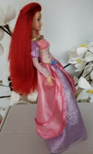 Disney Store The Little Mermaid Ariel Doll in Pink Wardrobe Princess Dress HTF 4