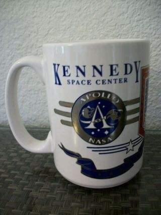 Vtg? Kennedy Space Center Nasa Apollo Coffee Mug Space Shuttle Outer Space