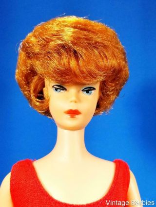 RARE Titian Bubble Cut Barbie Doll 850 w/Painted Legs - Vintage 1960 ' s 2