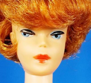 RARE Titian Bubble Cut Barbie Doll 850 w/Painted Legs - Vintage 1960 ' s 5