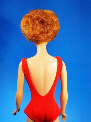 RARE Titian Bubble Cut Barbie Doll 850 w/Painted Legs - Vintage 1960 ' s 7