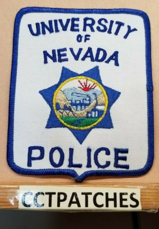Rare University Of Nevada Police Shoulder Patch Nv