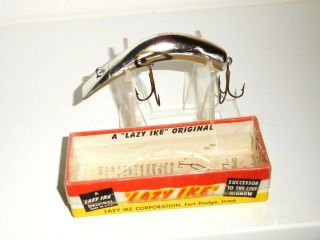 Vintage Lazy Ike Corp.  " Lazy Ike " M1 - 3 Ma Lure W/box