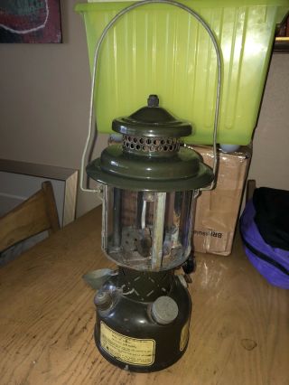 Vintage Coleman Mil - Spec 1966 U.  S.  Military Gasoline Lantern