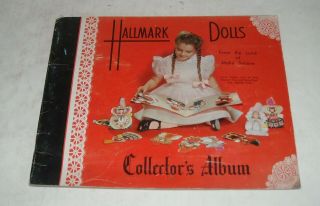 1948 Hallmark Paper Dolls Booklet With 6 Near Colorful 8 " Dolls Cinderella