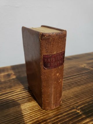1849 Hymns For The Use Of The Methodist Episcopal Church Antique Leather Old