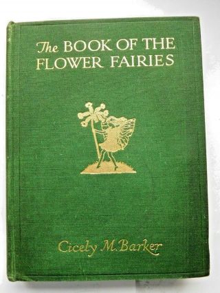 Antique Book Of The Flower Fairies By Cicely Mary Barker 1930s Blackie & Son Ltd