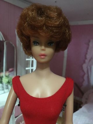 Vintage Barbie Bubblecut Red Hair.  60’s.