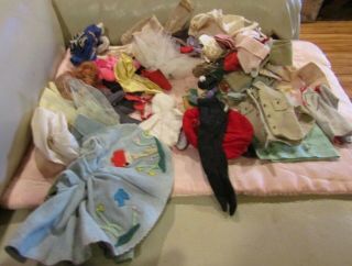 G254 Vintage Mattel Barbie & Ken Doll Clothes,  All Need Ironing,  Etc,  Tagged