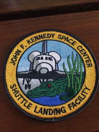 Vintage Space Patch " John F.  Kennedy Space Center Shuttle Landing Facility "
