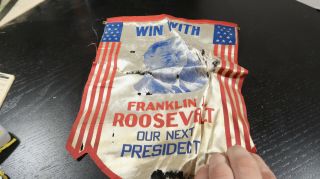 Franklin D Roosevelt Our Next President God Bless America Picture Pennant