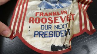 FRANKLIN D ROOSEVELT OUR NEXT PRESIDENT GOD BLESS AMERICA picture Pennant 4