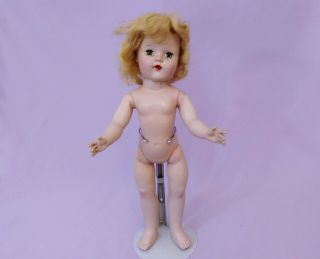 15 " Hard Plastic Roberta Ann Doll By Roberta Doll Co 1950s