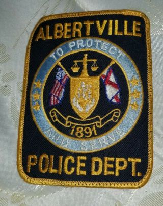 Albertville Alabama Police Dept Officer Worn Patch
