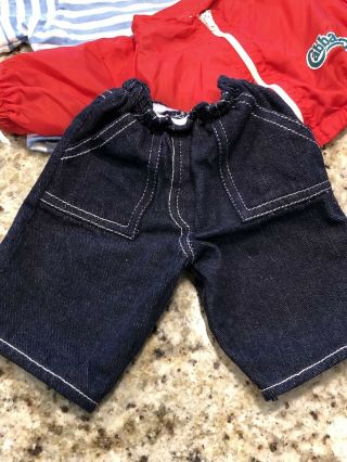 Cabbage Patch Kids Baby Doll Clothes OUTFIT JACKET JEANS SHIRT Coleco KT CPK 2