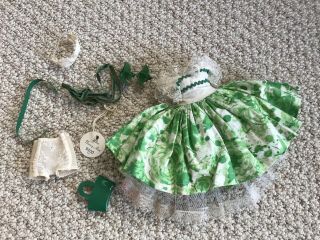 Vintage Miss Nancy Ann 10 1/2 " Doll Outfit With Hang Tag.