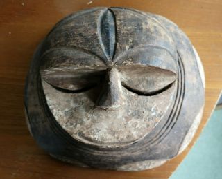Old Tribal Eket (ekpo) Shield Earth Mother Mask Southern Nigeria
