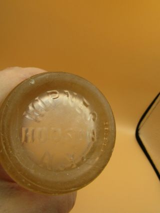 Antique Soda - Whistle Bottle Embossed 6 1/2 Fluid Ounces Kipnes Hudson,  N.  Y.