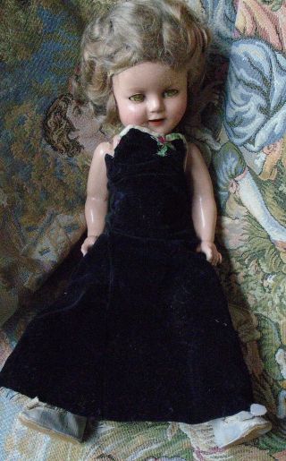 Antique Ideal Composition Shirley Temple Doll 16 " Sleepy Eyes